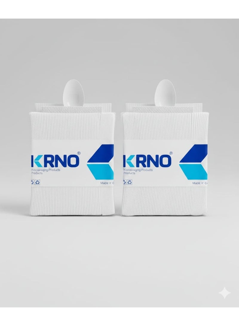 KRNO Plastic Spoons – High Quality Disposable Spoons - Image 1